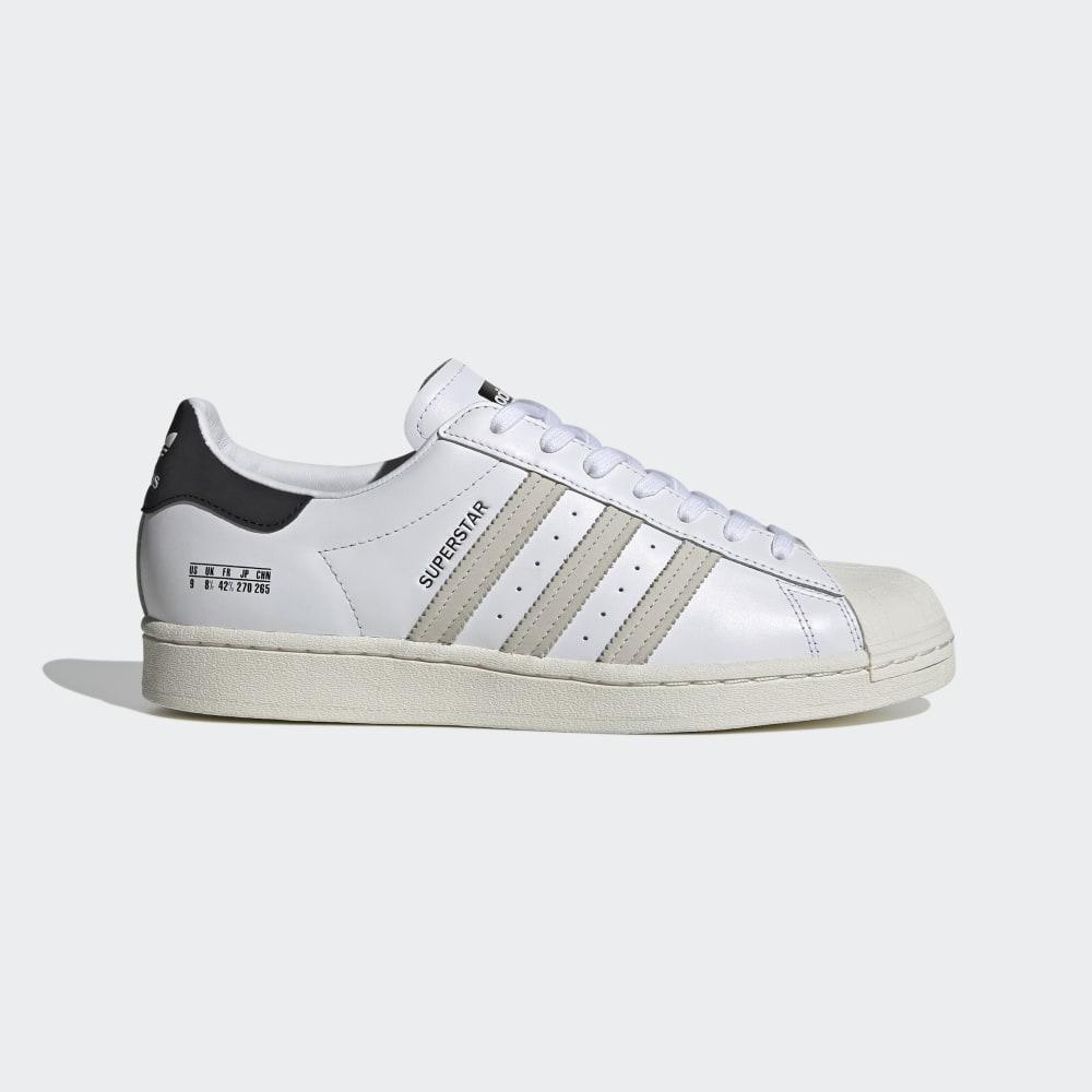 Adidas Men's Superstar Shell Toe Originals Shoes White/Black Ireland FV2808